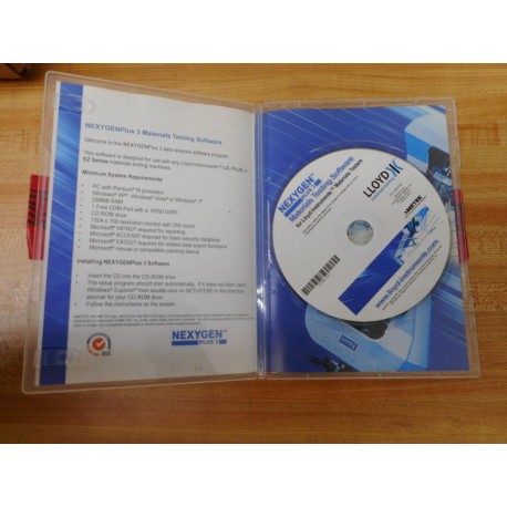 LLoyd 400783 Nexygen Plus 3 Testing Software - Used