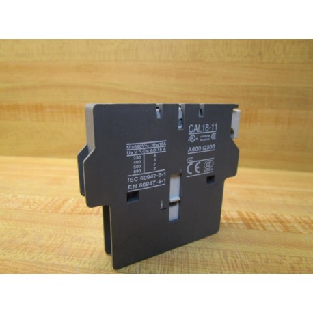 ABB CAL18-11 Contact Block CAL1811 - New No Box