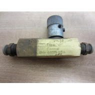 Parker F400B Flow Control Valve wFittings - Used