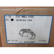 OL Johnson C-718 C718 Flat Angle Plate (Pack of 19)