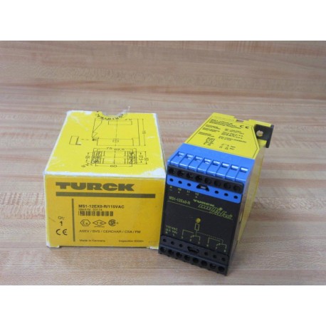 Turck MS1-12EX0-R Relay MS1-12EXO-R M5311103 115VAC