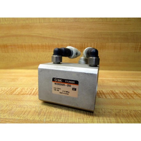 SMC NCDQ2A25-25D Cylinder NCDQ2A2525D - Used