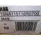 ABB Entrelec M46 Terminal Blocks 1SNA115116R0700 (Pack of 50)