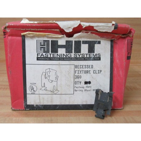 HIT Fastening 360 Recessed Fixture Clip (Pack of 141)