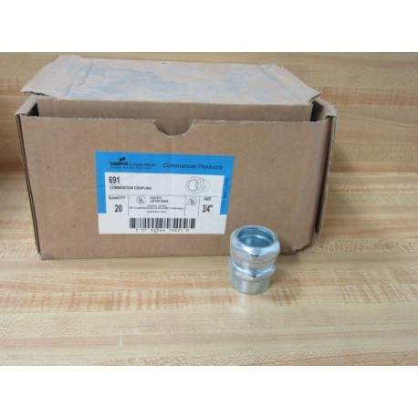 Cooper Crouse Hinds 691 34" Combination Coupling (Pack of 20)