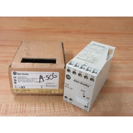 Allen Bradley 817-A* Thermistor Relay 817A* 110V~