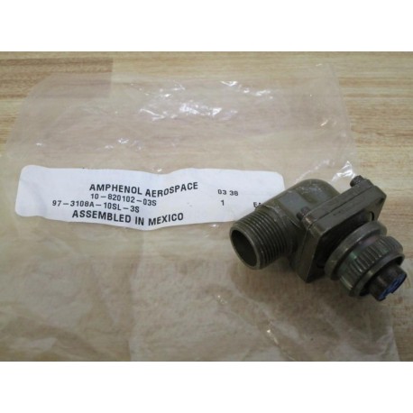 Amphenol 97-3108A-10SL-3S Connector MS3108A-10SL-3S