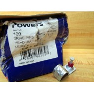 Powers 50382 Drive Pins (Pack of 100)