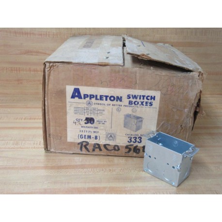 Appleton 333 Switch Box (Pack of 42)