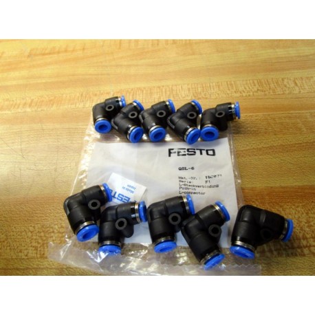 Festo QSL-6 L-Connector 153071 (Pack of 10)