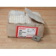 Kindorf B-910-38 Galv-Krom Steel Nuts B91038 (Pack of 100)