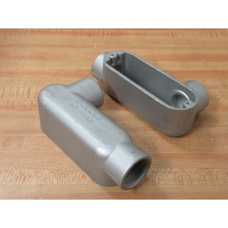 Red Dot 34" LR 34" Conduit Body 34LR (Pack of 2) - New No Box