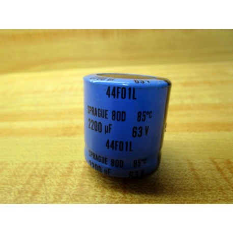 Sprague 44F01L Capacitor 80D (Pack of 2) - New No Box