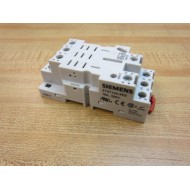 Siemens 3TX7144-4E8 Relay Socket 3TX71444E8 - Used