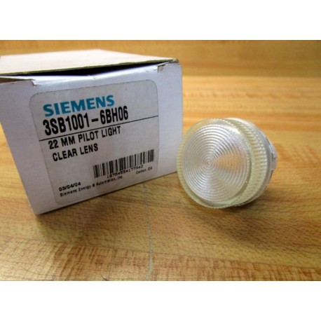 Siemens 3SB1001-6BH06 22MM Pilot Light Lens 3SB10016BH06 (Pack of 2)