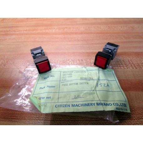 Fuji Electric AH165-SL Pushbutton Switch QB57965 (Pack of 2)