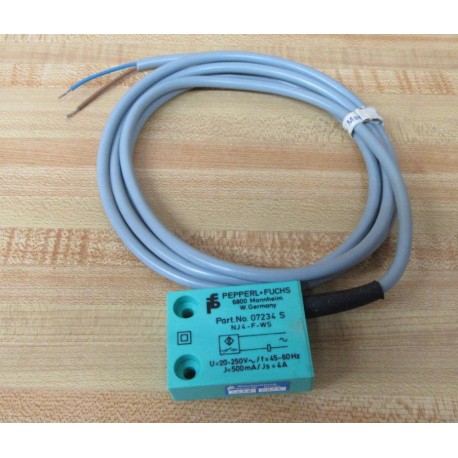 Pepperl + Fuchs 07234 S Inductive Sensor 07234S - New No Box