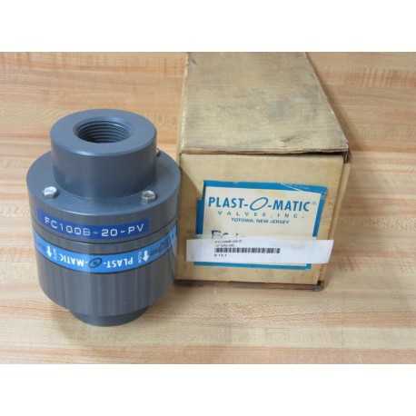 Plast-O-Matic FC100B-20-P V Valve FC100B-20-PV