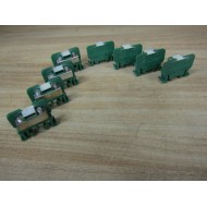 Allen Bradley 1492-F1 Terminal Blocks 1492F1 Green (Pack of 8) - New No Box