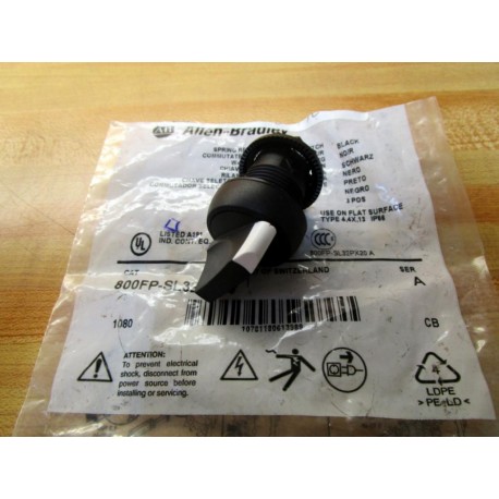 Allen Bradley 800FP-SL32 Switch (3) Position Spring Return Left
