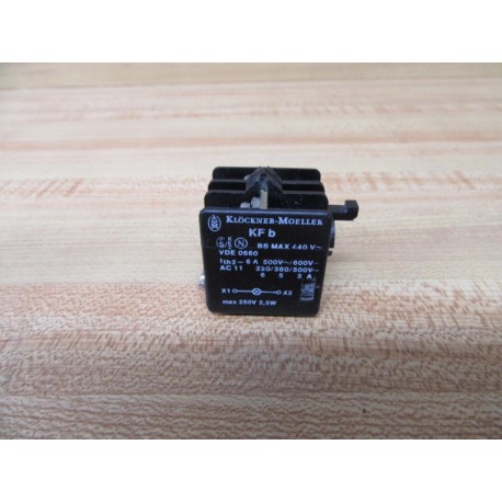 Moeller Klockner KFb Eaton Contact Block - New No Box