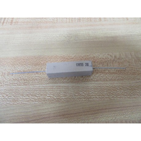 CW35 20 Resistor CW3520 20 Ohms 35W (Pack of 10) - New No Box