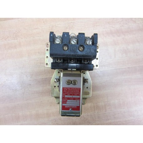 Square D 8903 MO-2 8903MO2 Lighting Contactor Series B - Used