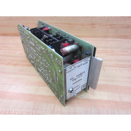 Leeds & Northrup 205306 DC Power Switch Board - Used