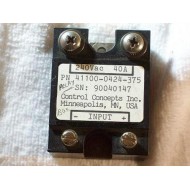 Control Concepts 41100-0424-375 Relay - Used