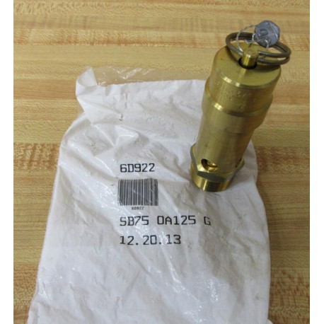 Control Devices SB75-0A125-G Air Safety Valve SB750A125G