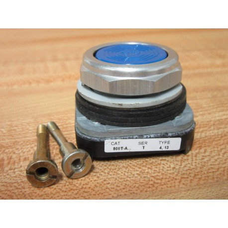 Allen Bradley 800T-A Button Blue wSrews (Pack of 2) - New No Box