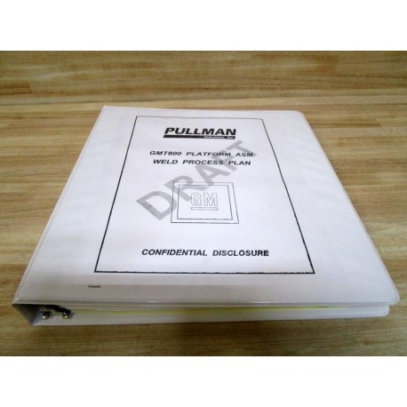 Pullman Industries GMT800 Manual