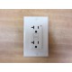 Leviton 7899-W 7899W Receptacle With Wall Plate