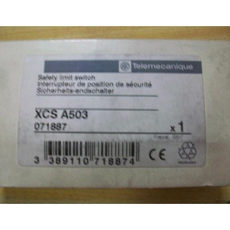 Telemecanique XCS-A503 Safety Limit Switch XCSA503 071887