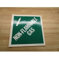 W.H. Brady 76397 Non-Flammable Sign (Pack of 5) - New No Box