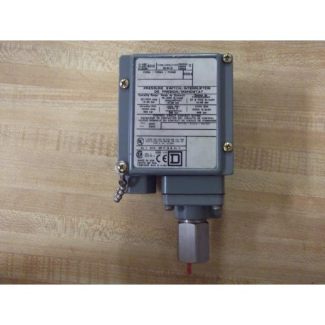 Square D 9012 GAW-21 Pressure Switch Series C - Used