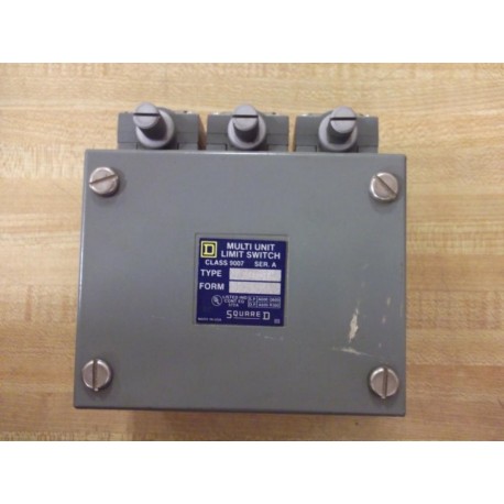 Square D 9007 CB300S1 Limit Switch Turret Head - Used