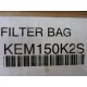 Tridim KEM150K2S Bag Filter 150 Micron 32" X 7" (Pack of 19) - New No Box