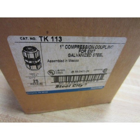Thomas And Betts TK 113 Compression Coupling 1" (Pack of 18)