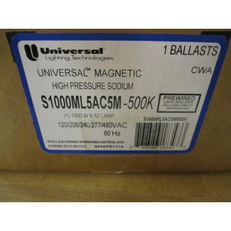 Universal Lighting S1000ML5AC5M-500K Ballast