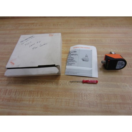 IFM Efector ST3614 Flow Monitor SCN12ABAFPKGUS-100-IPFCSA