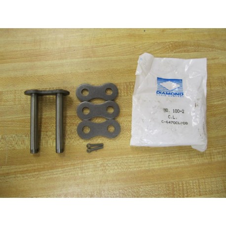 Diamond Chain C-6470CL-08 Connecting Master Link C6470CL08 (Pack of 3)