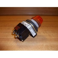 Allen Bradley 800T-P16A Amber Pilot Light 800TP16A Series T - Used