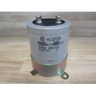 Hitachi HCGF2A Capacitor 1200 MFD 400 VDC wClamp - Used