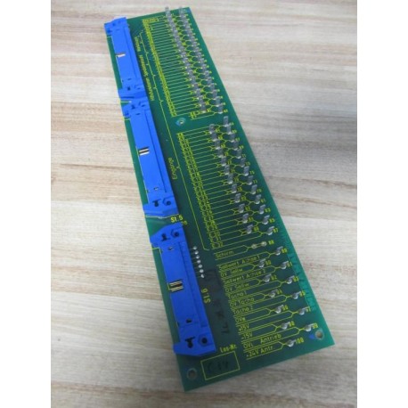 Indramat 109-468-3211a PC Connector Board 109-468-3211b - Used