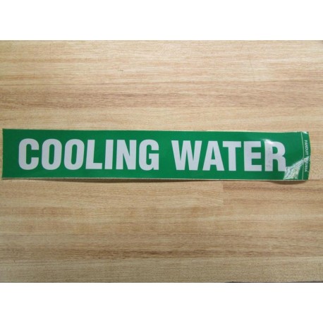 Panduit PMU83A Cooling Water Label (Pack of 8) - New No Box