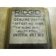 Ridgid 48025 78-9 Universal Bolt Dies Set Of 4 - Used