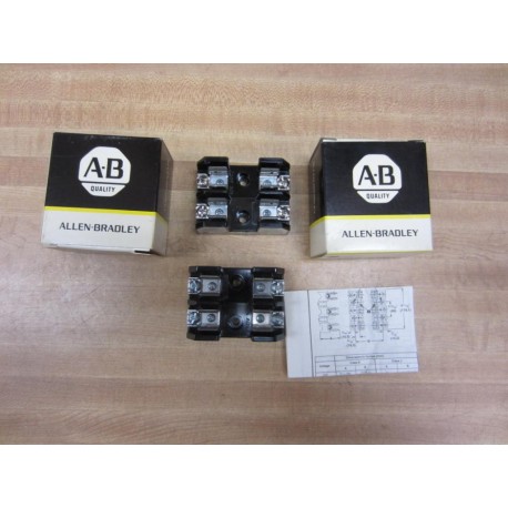 Allen Bradley 1491-N122 Fuse Block 1491N122 Series B (Pack of 4)