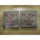 PUSH TO OPERATE DOOR Push To Operate Door Button Pack Of 2 - Used