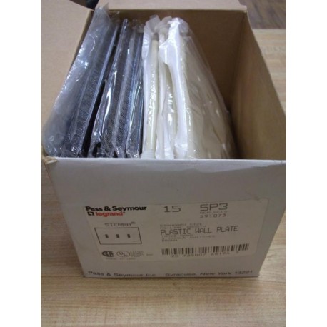 Legrand SP3 Wall Plates 3 Gang Switch Cover 11-Pack